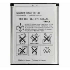 Batería Telefonía Móvil para Sony Ericsson BST-30
