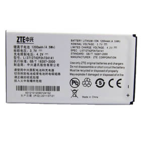 Batería Telefonía Móvil para ZTE Li3712T42P3h734141