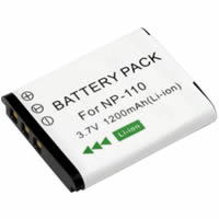 Batería de ión-litio para Casio EXILIM EX-ZR60PK