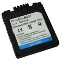 Batería de ión-litio para Panasonic Lumix DMC-F1