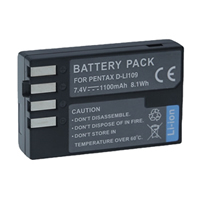 Batería de ión-litio Pentax D-LI109